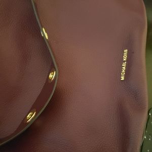 Burgundy Michael Kors shoulder bag